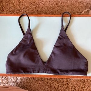 Midori bikini top size Medium slate blue color